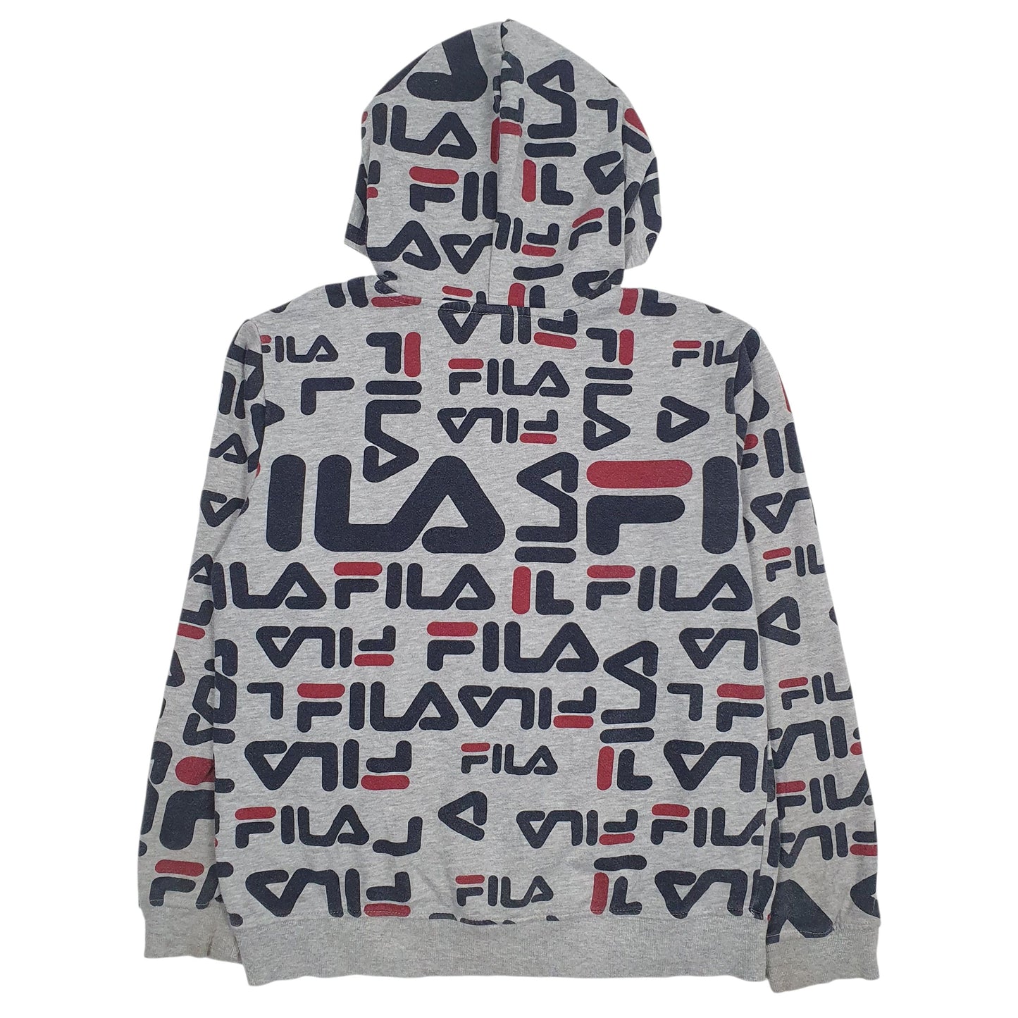 Womens Grey Fila  Hoodie Jumper