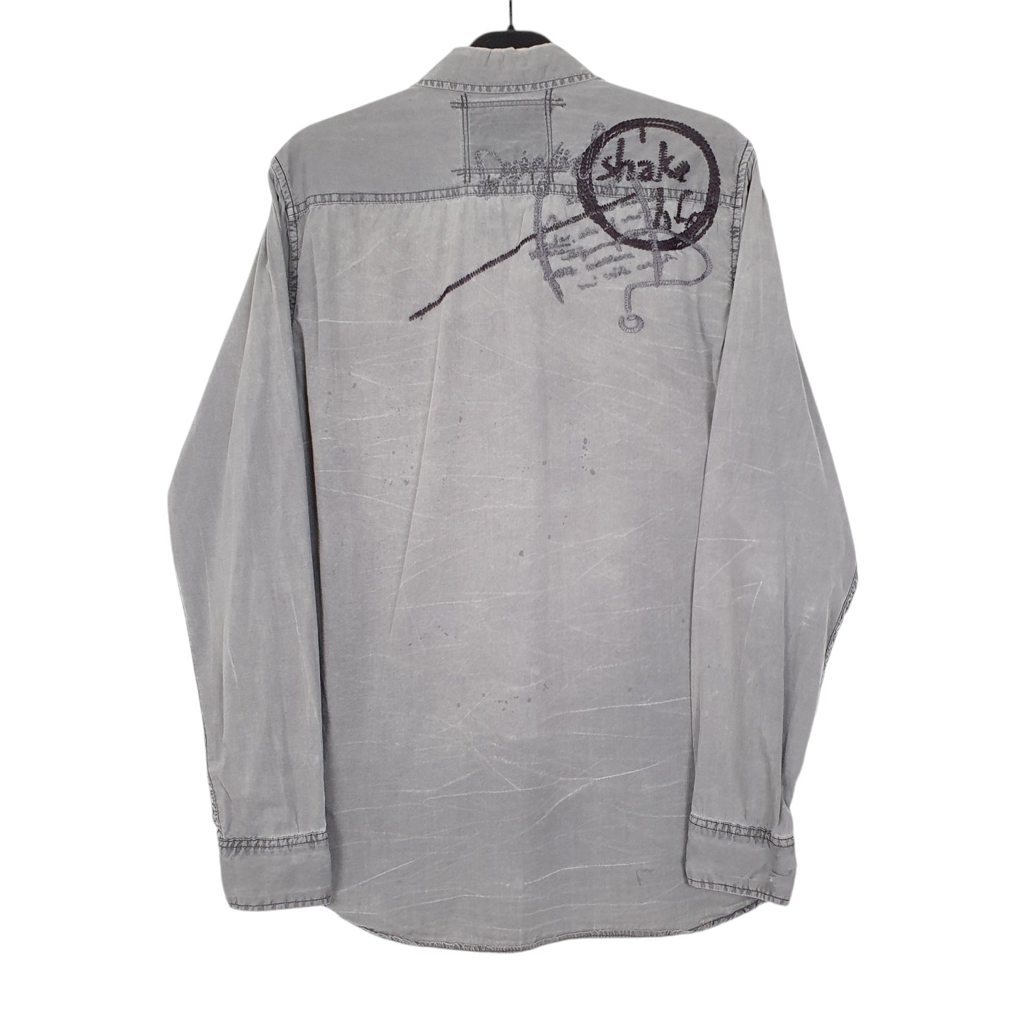 Mens Grey Desigual   Shirt