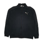 Mens Black Puma  Full Zip Jumper