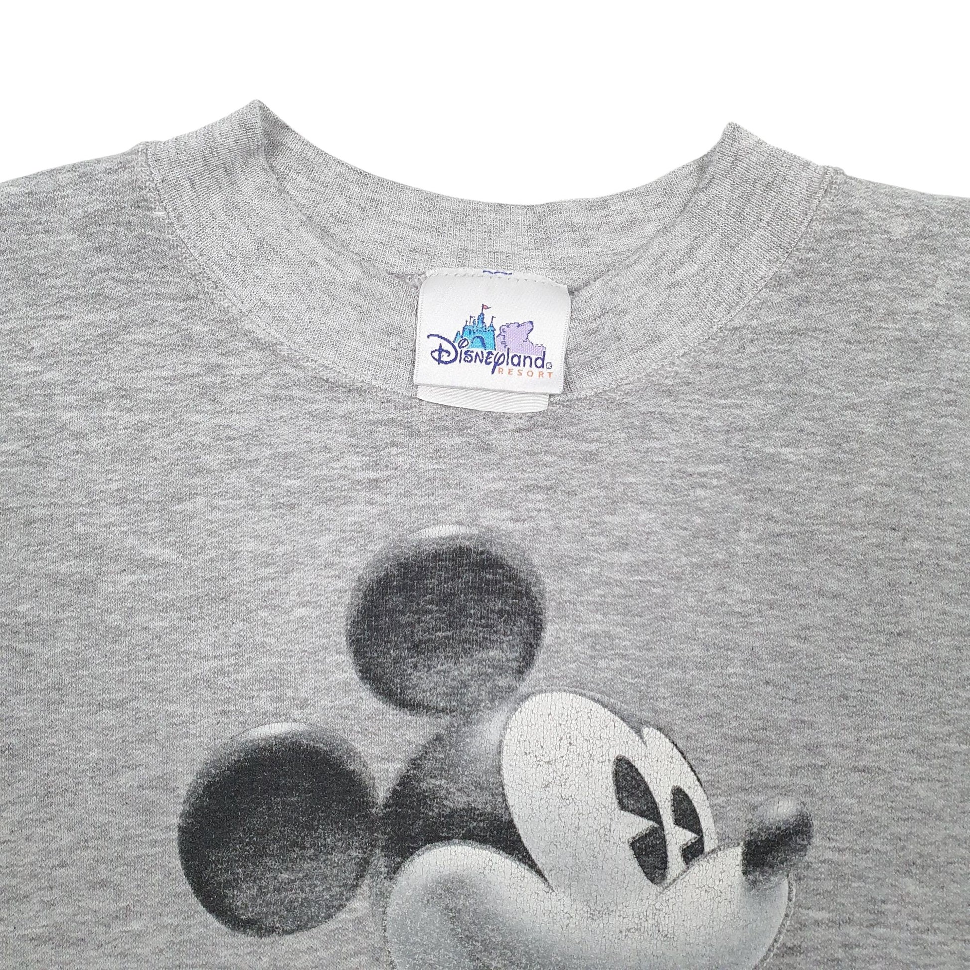 Mens Grey Disney Vintage Crewneck Jumper