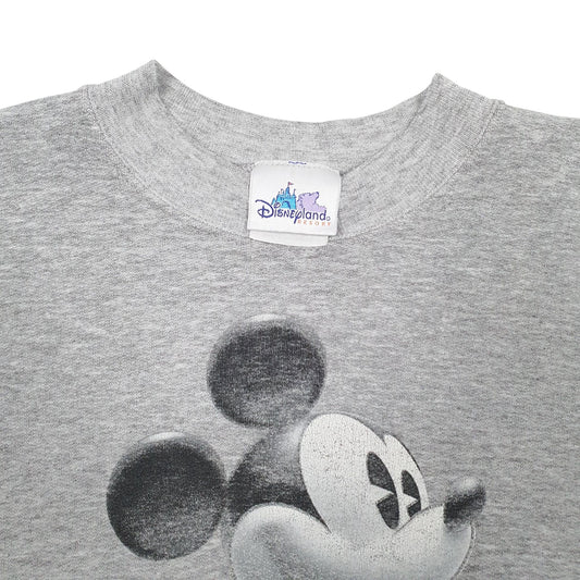 Mens Grey Disney Vintage Crewneck Jumper
