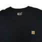 Mens Navy Carhartt   T Shirt