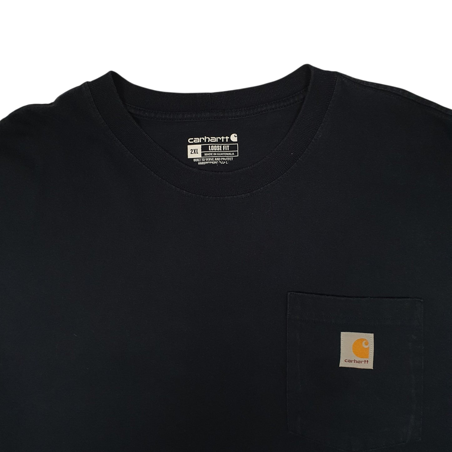 Mens Navy Carhartt   T Shirt