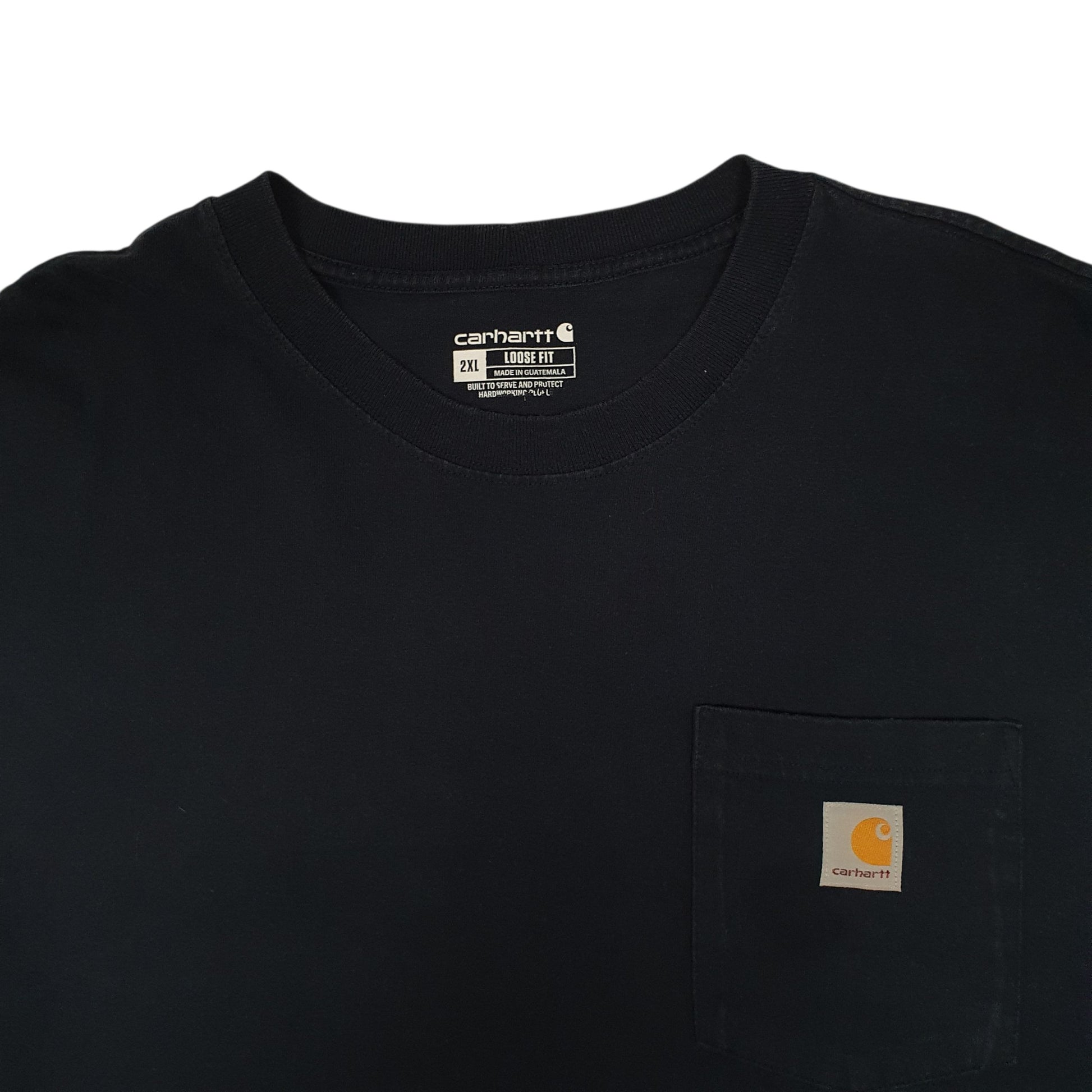 Mens Navy Carhartt   T Shirt