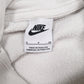 Mens White Nike Spellout Hoodie Jumper