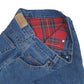 Womens Blue L.L.Bean Blanket Lined Vintage  Jeans
