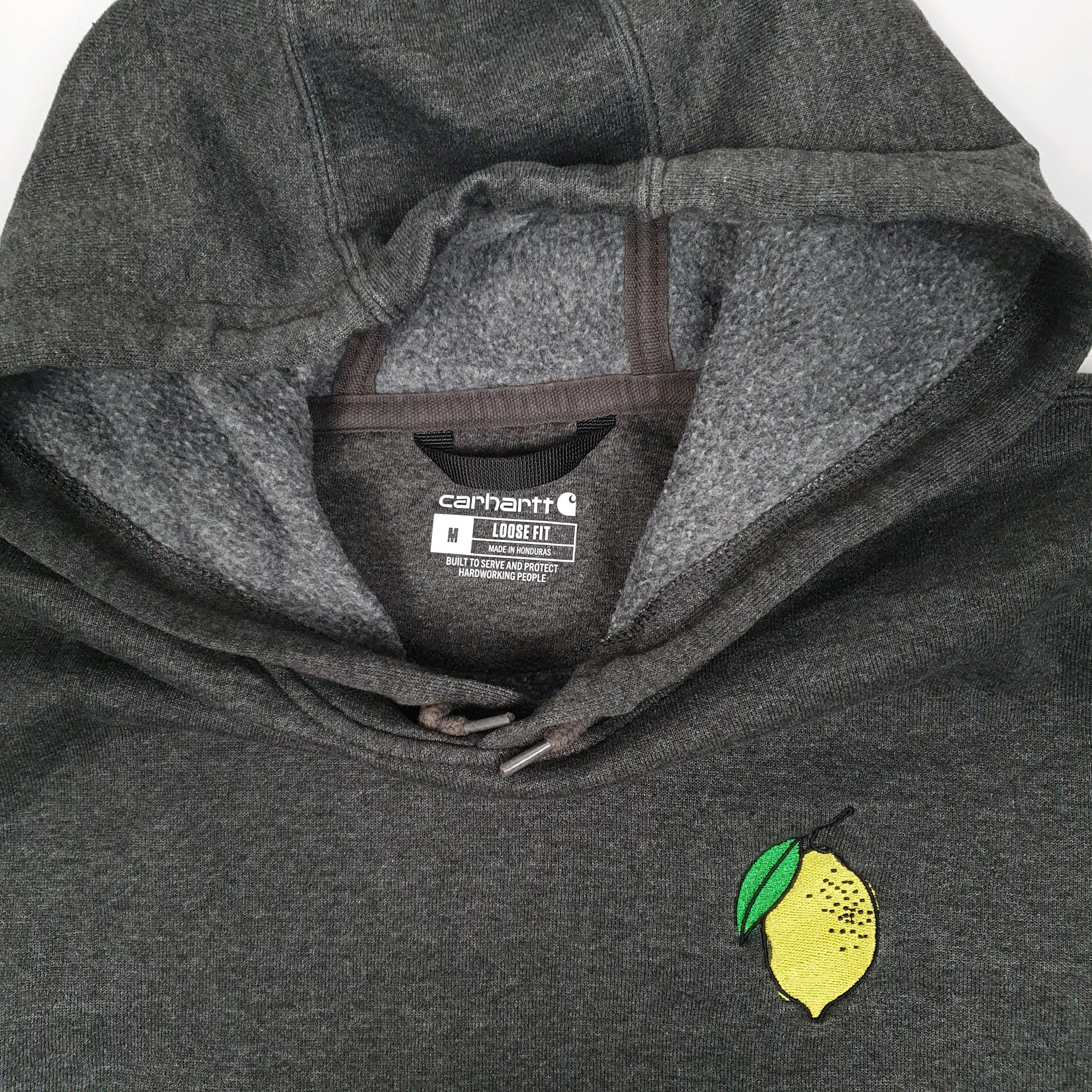 Mens Grey Carhartt  Hoodie Jumper