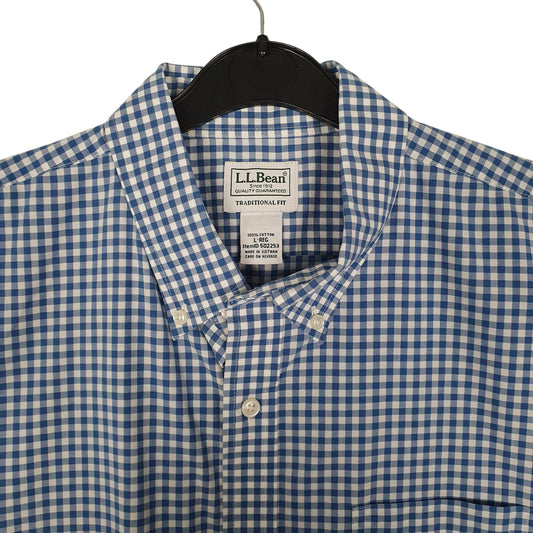 Mens Blue L.L.Bean   Shirt