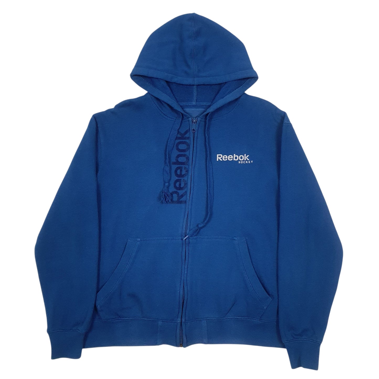 Womens Blue Reebok Hockey Full Zip Jumper