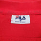 Womens Red Fila  Crewneck Jumper