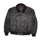Mens Black Sportys Pilot Shop Type G-1 Flight Bomber  Coat