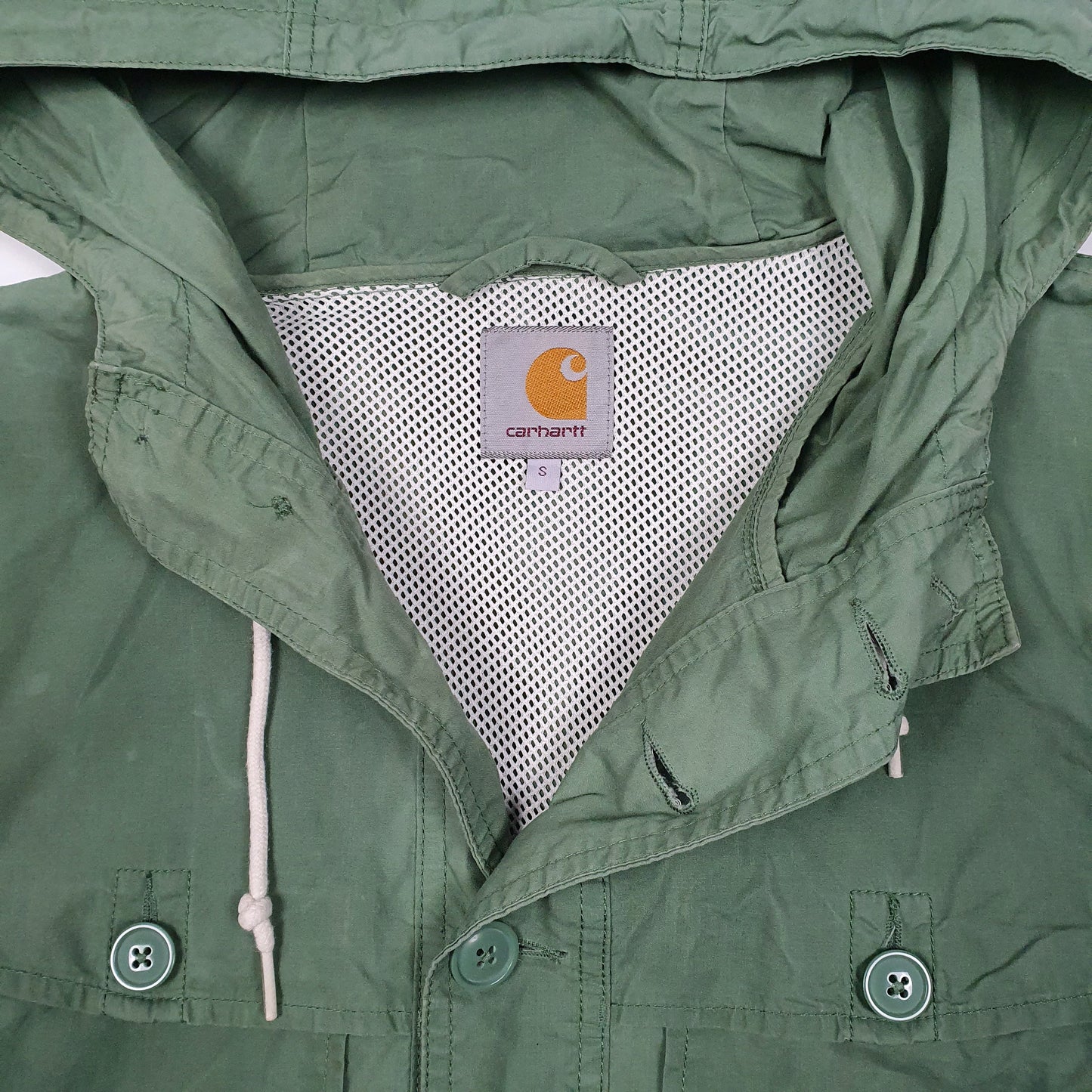 Mens Green Carhartt Mason Wax  Coat
