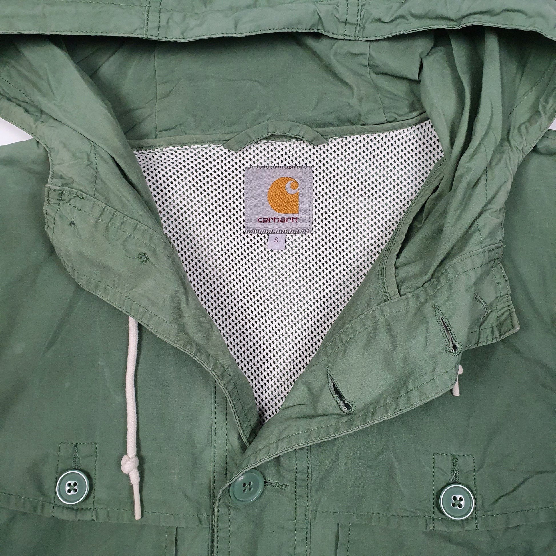 Mens Green Carhartt Mason Wax  Coat