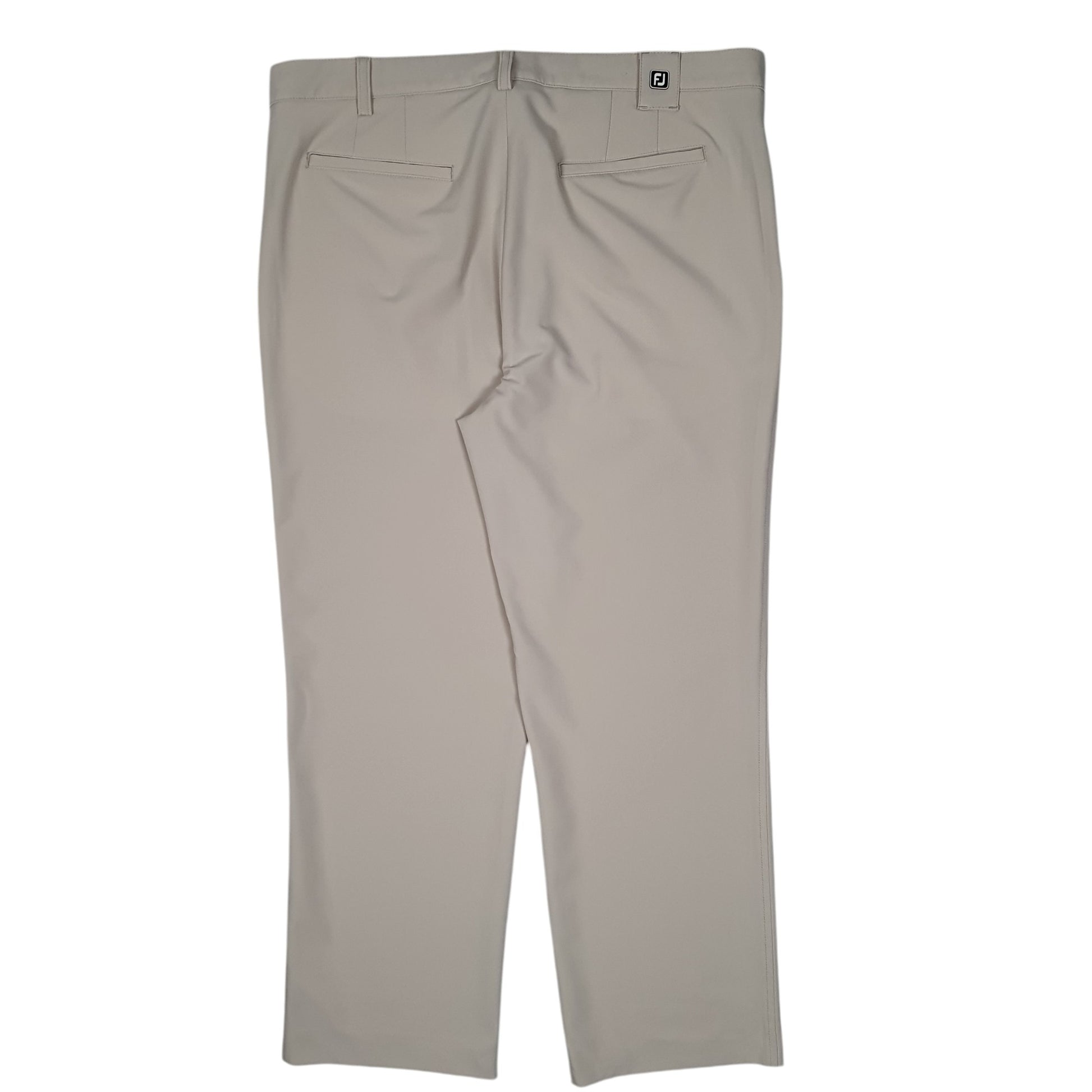 Mens Beige Footjoy Golf Quarter Zip Trousers