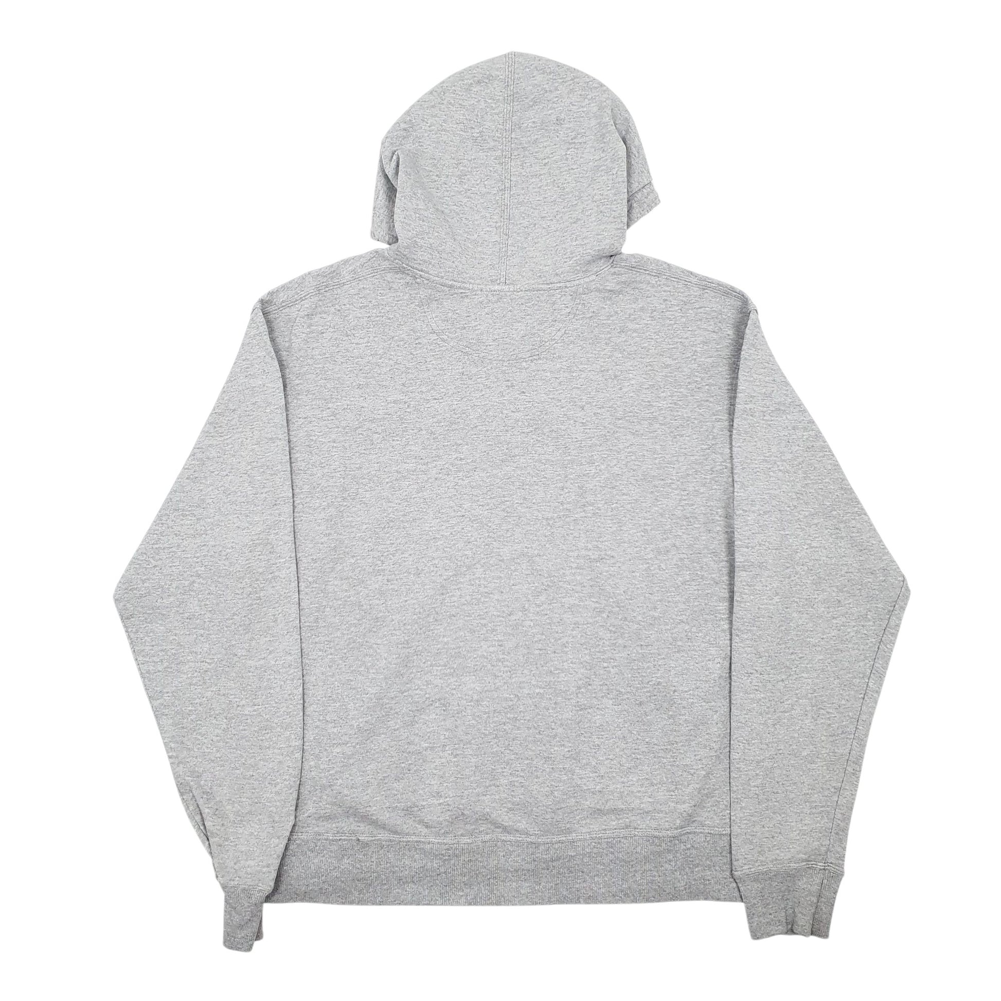 Mens Grey Champion Spellout Hoodie Jumper