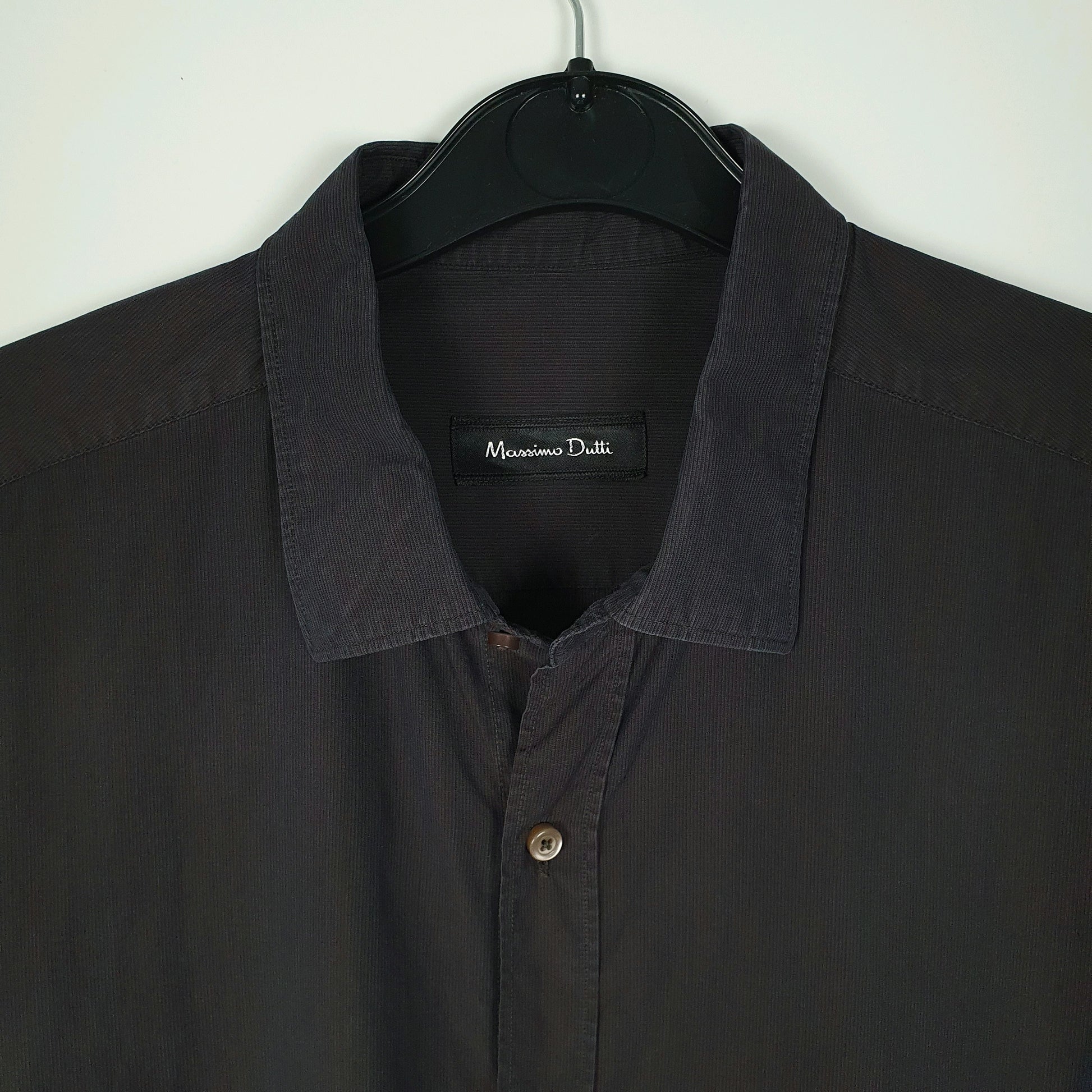 Mens Black Massimo Dutti   Shirt