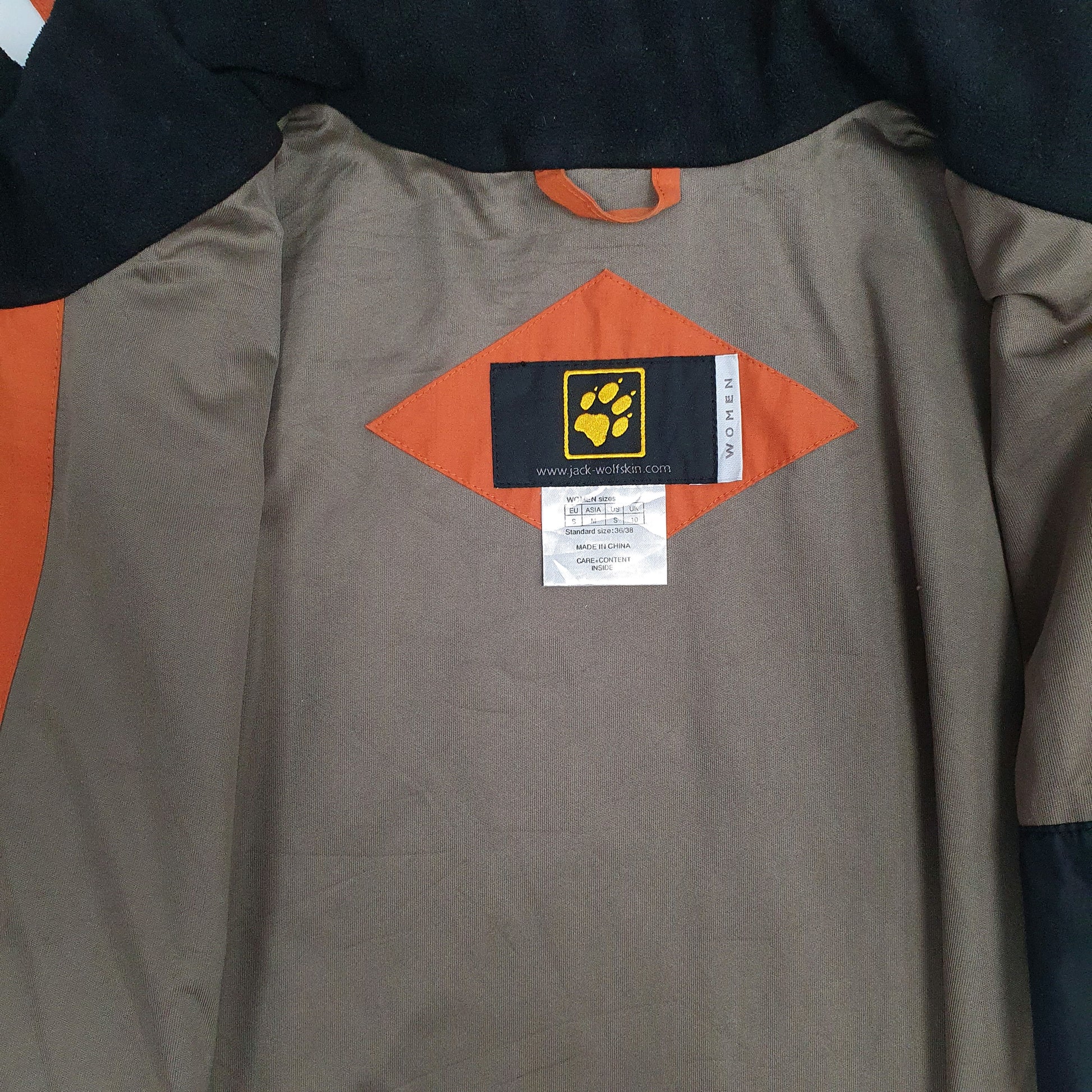 Womens Orange Jack Wolfskin Texapore  Coat