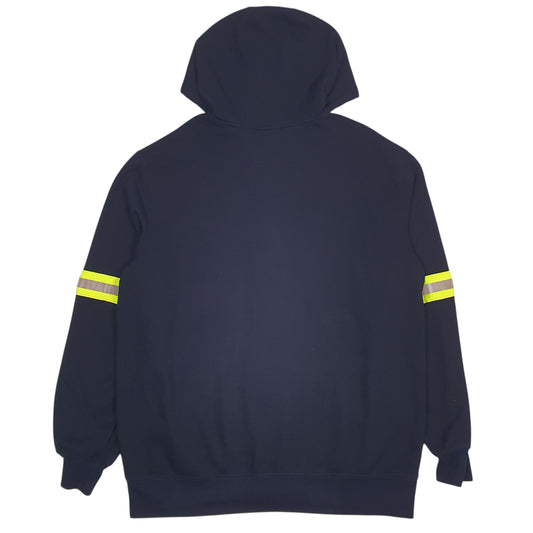 Mens Black Carhartt Fire Resistant Full Zip Jumper