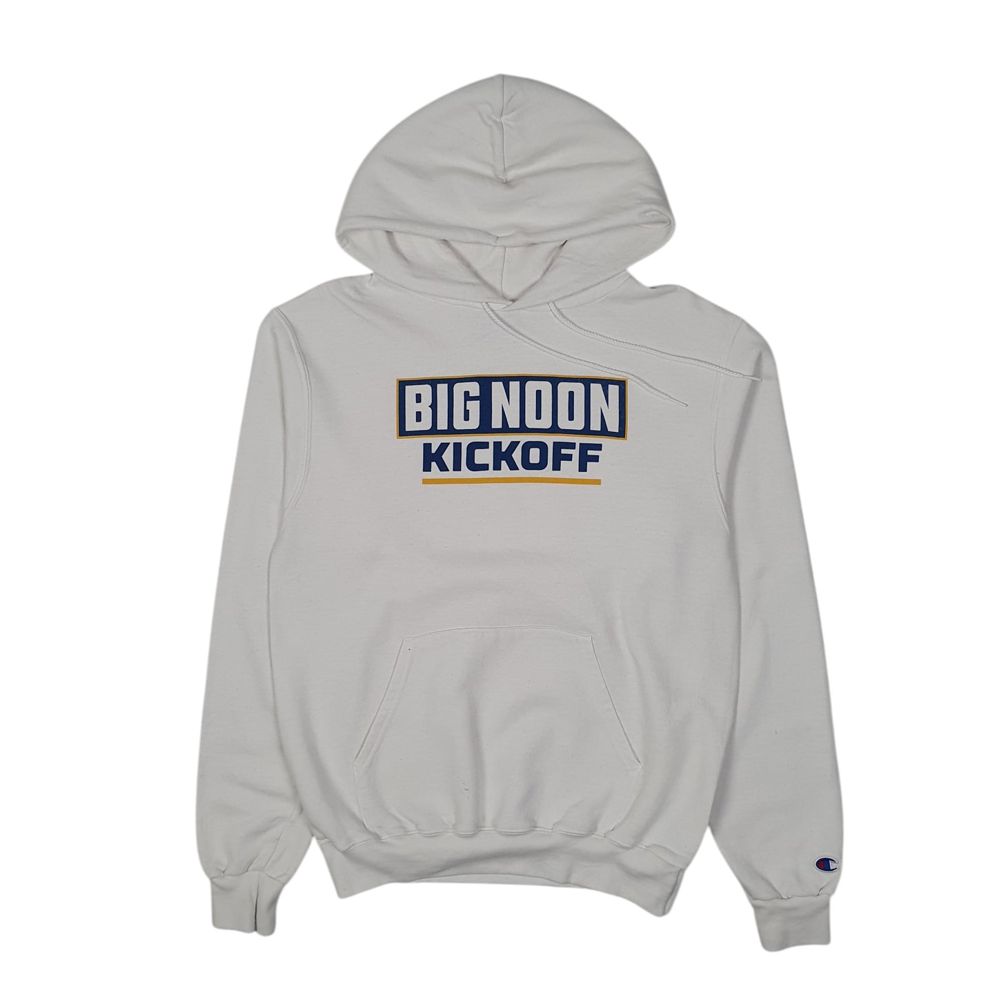 Mens White Champion Big Noon Kickoff Hoodie Jumper