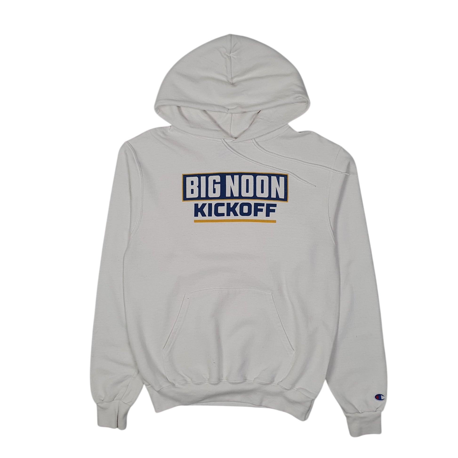 Mens White Champion Big Noon Kickoff Hoodie Jumper
