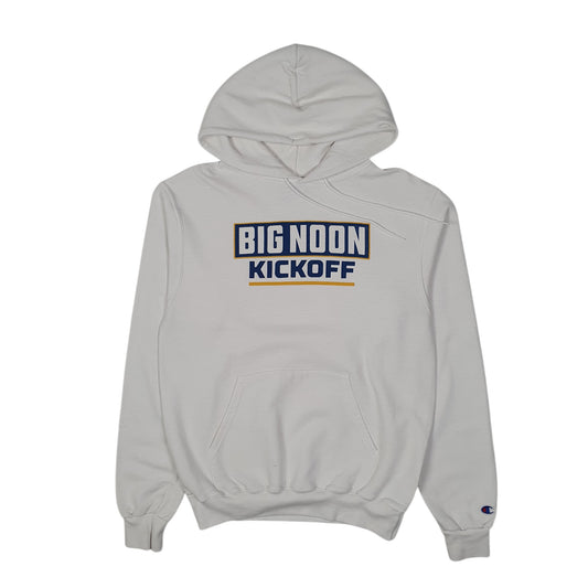 Mens White Champion Big Noon Kickoff Hoodie Jumper