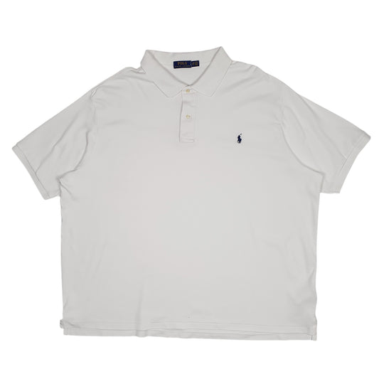 Mens White Polo Ralph Lauren  Short Sleeve Polo Shirt