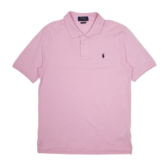 Mens Pink Polo Ralph Lauren  Short Sleeve Polo Shirt