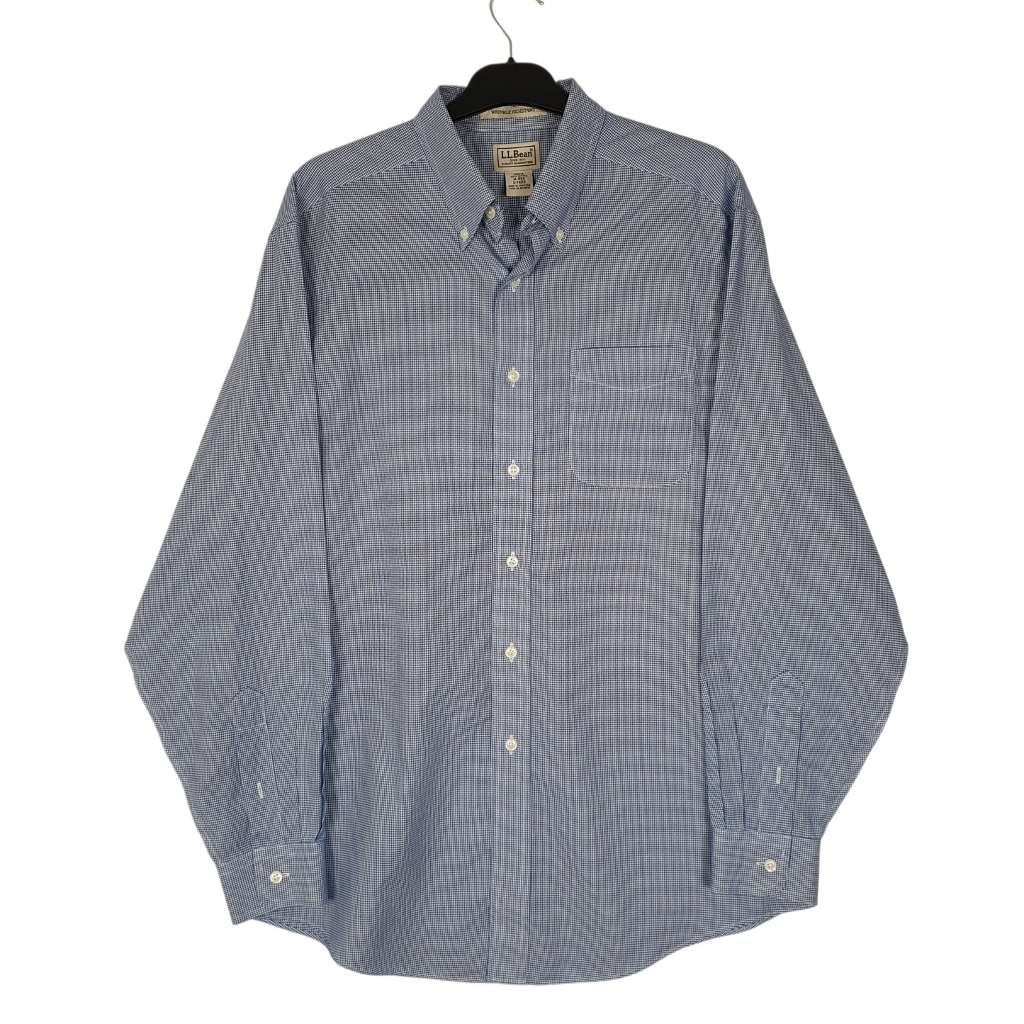 Mens Blue L.L.Bean  Long Sleeve Shirt