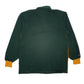 Mens Green Barbarian Rugby Crewneck Polo Shirt