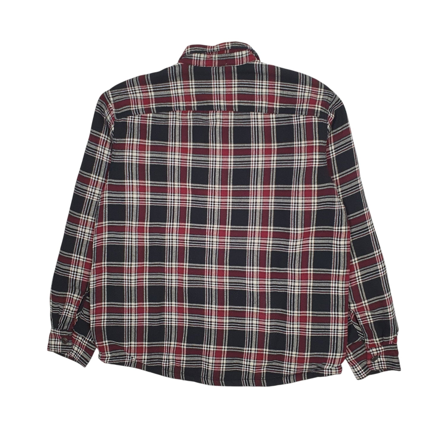 Mens Burgundy Wrangler Overshirt Sherpa Lined  Coat