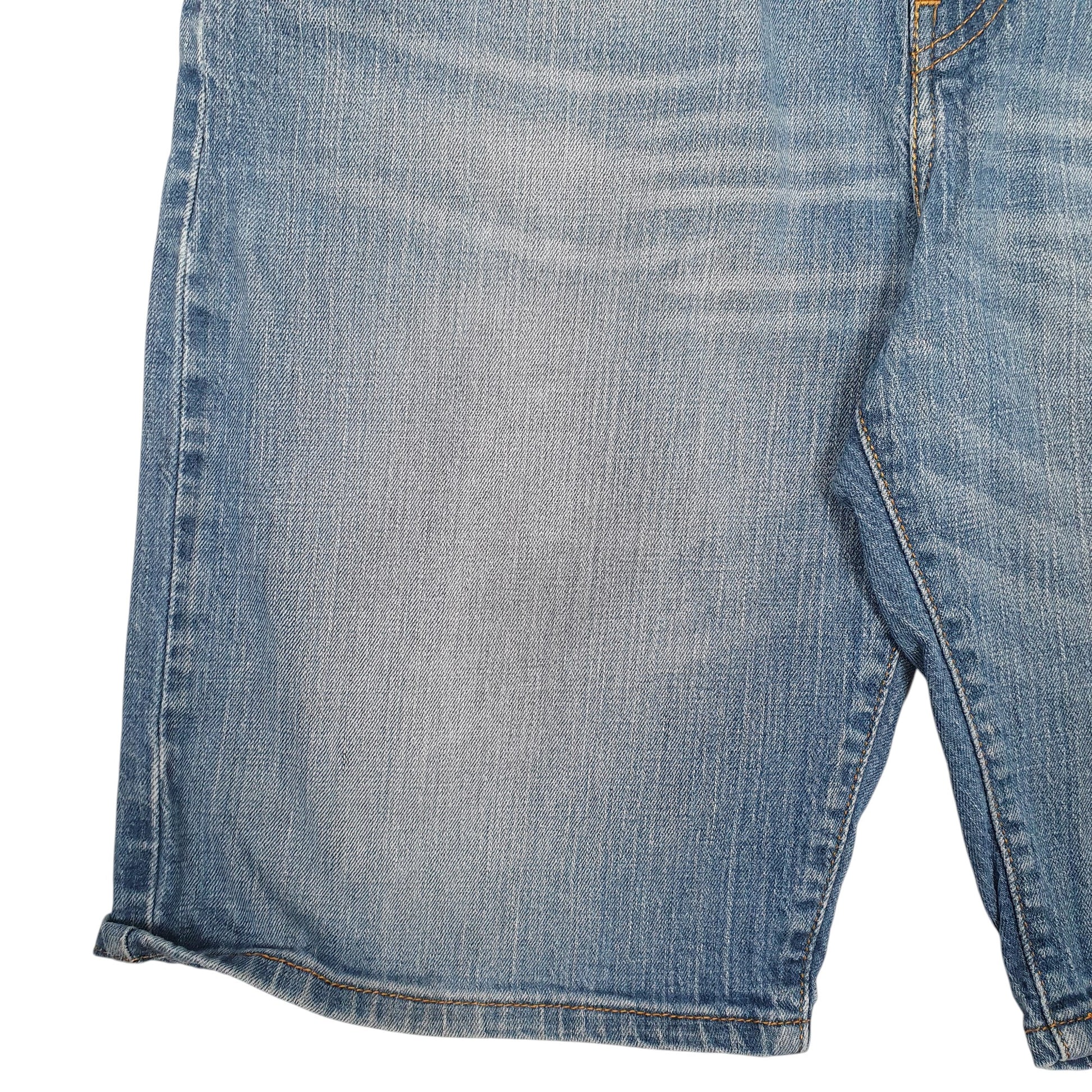 Mens Blue Levis 569 Stretch  Shorts