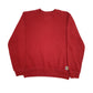 Mens Red Carhartt  Crewneck Jumper