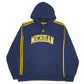 Mens Navy Adidas Michigan Hoodie Jumper