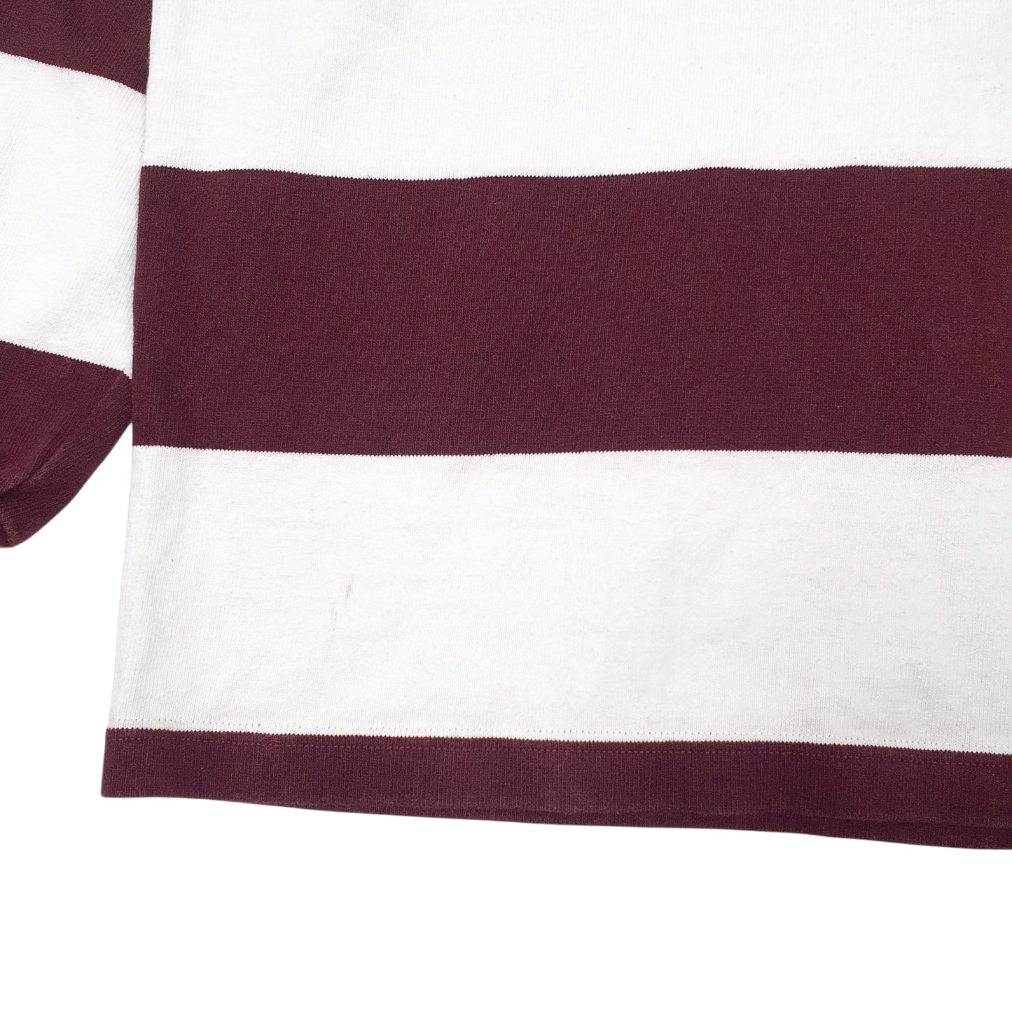 Mens Burgundy Barbarian Rugby Harvard Crewneck Polo Shirt