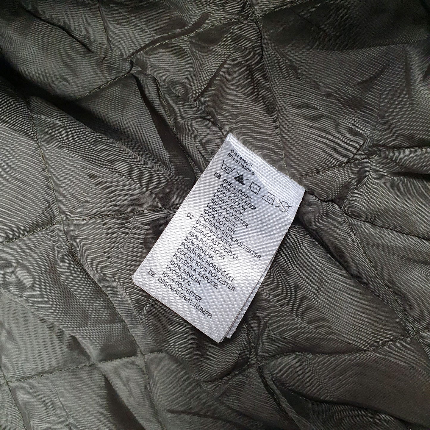 Mens Green H&M Active Hoodie  Coat