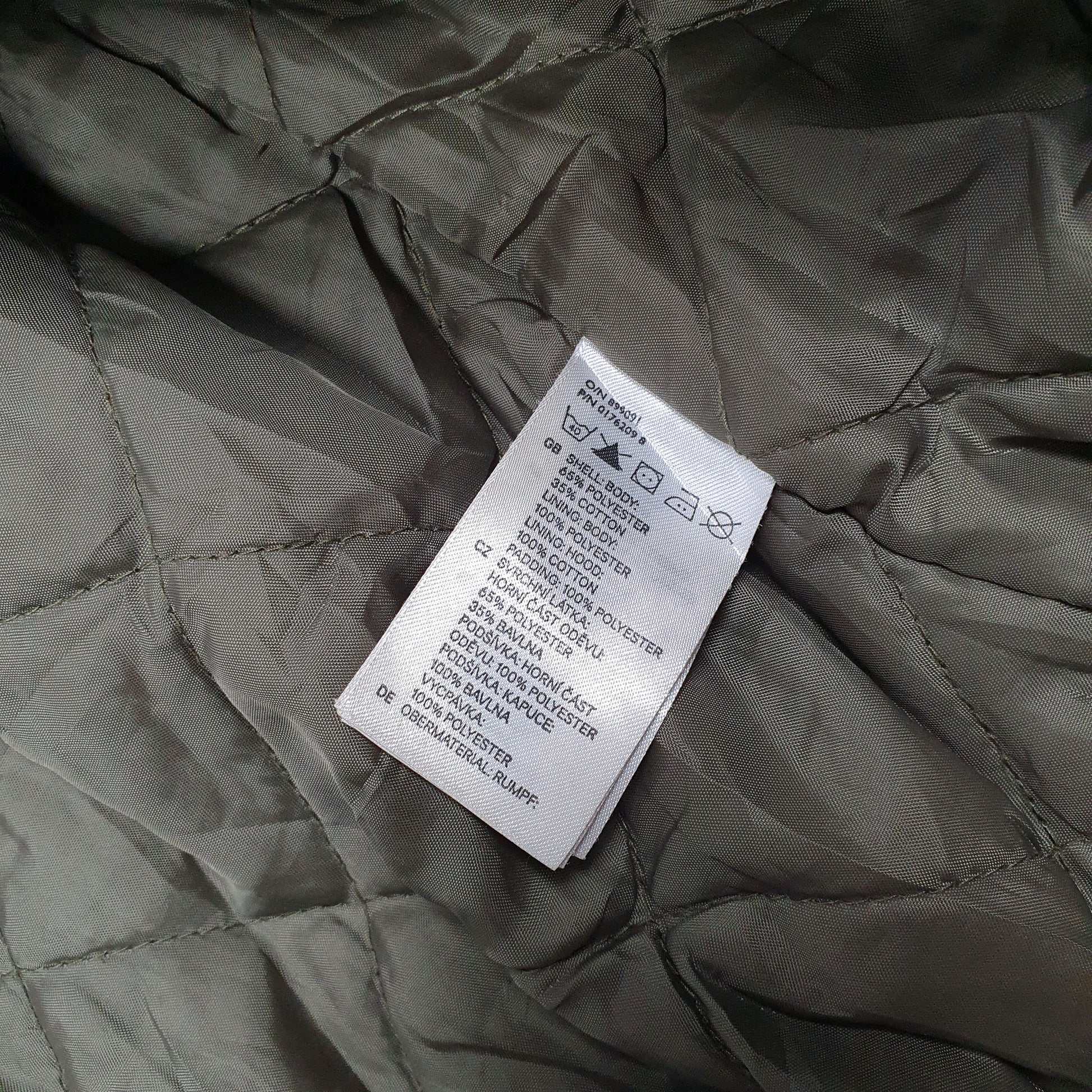 Mens Green H&M Active Hoodie  Coat