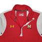 Mens Red Under Armour Quarter Zip  Coat