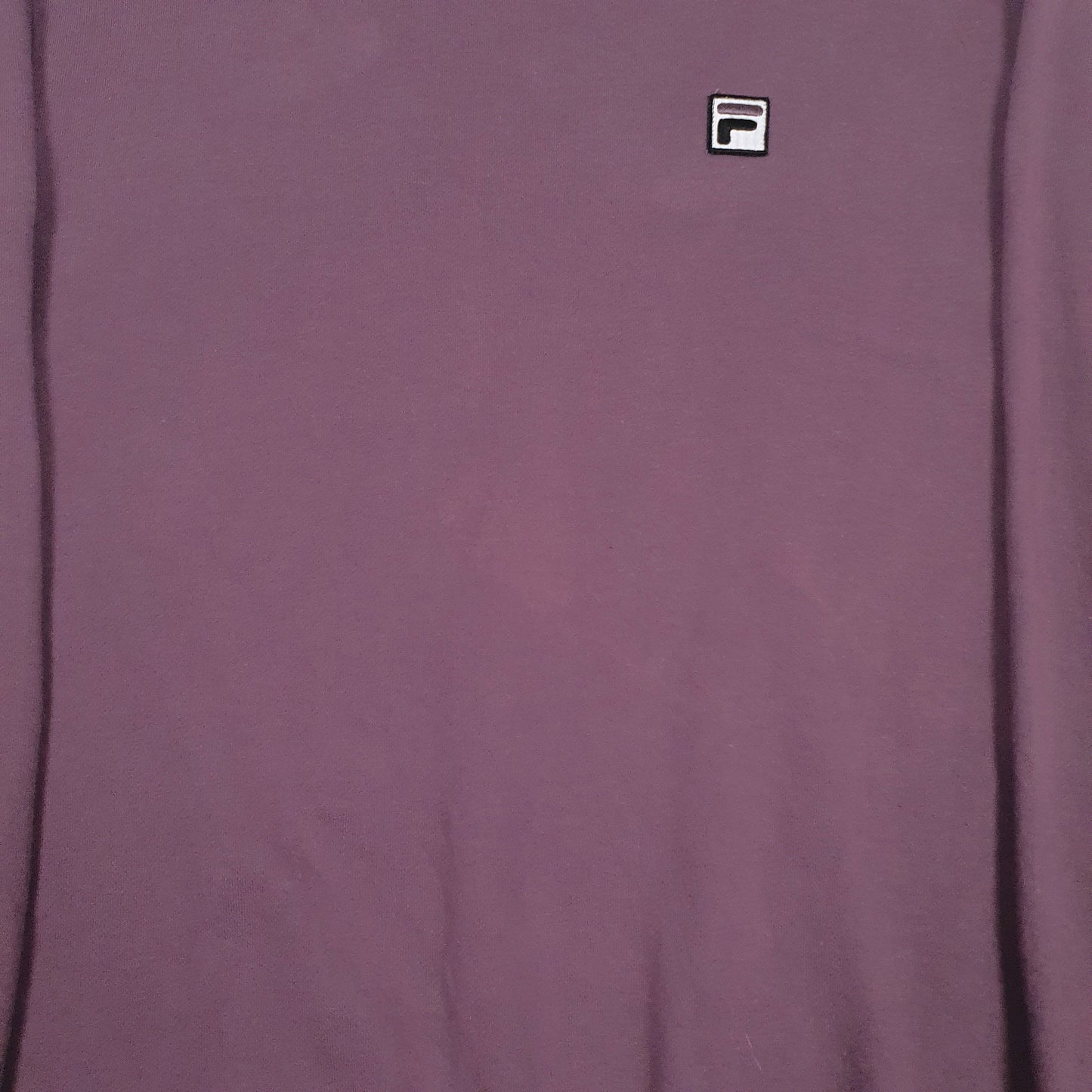 Mens Purple Fila  Crewneck Jumper