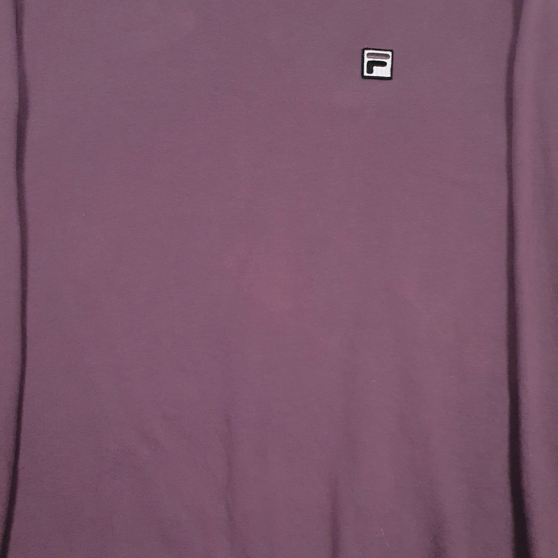 Mens Purple Fila  Crewneck Jumper