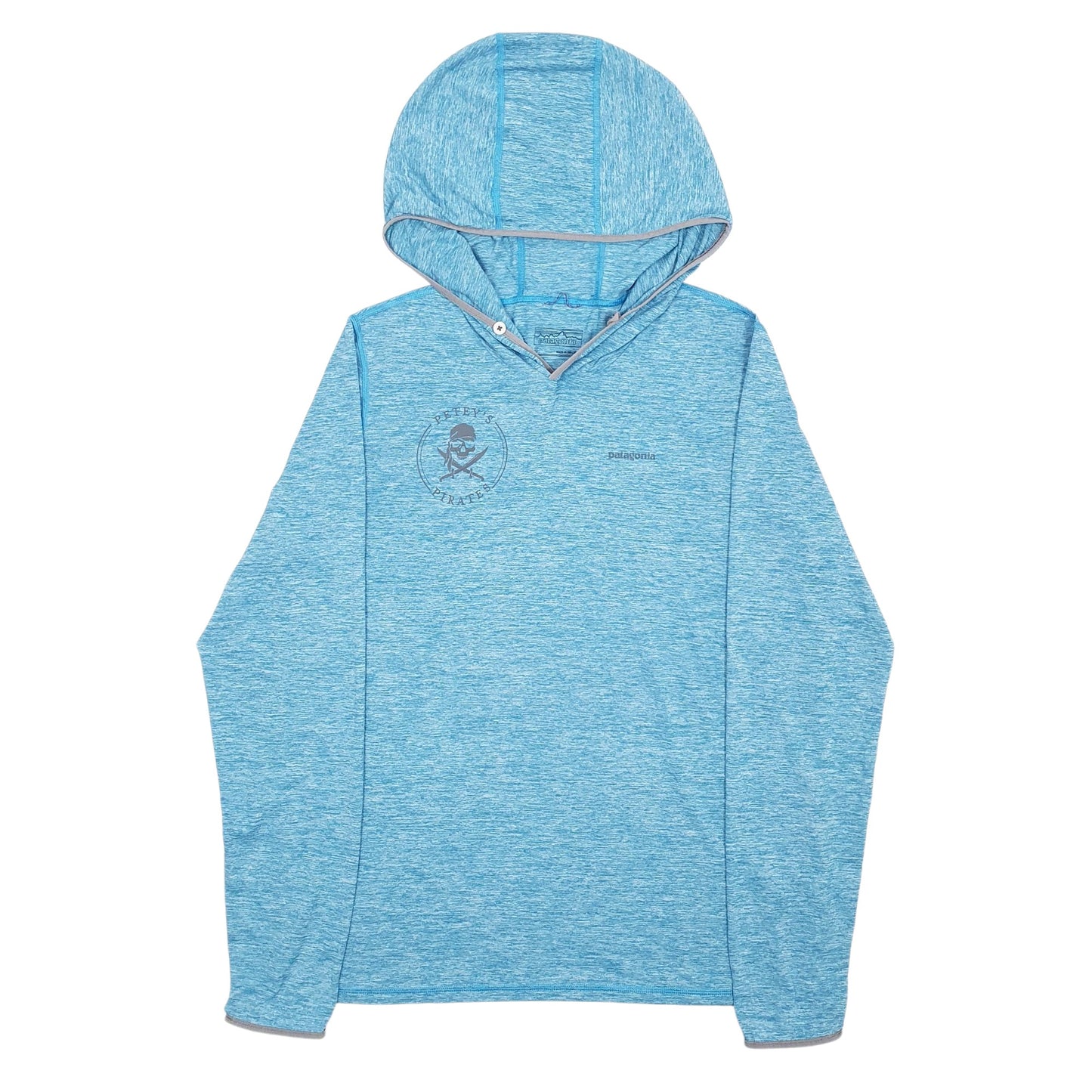 Mens Blue Patagonia Lightweight Tropic Comfort Long Sleeve T Shirt