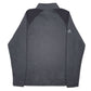 Mens Grey Adidas  Quarter Zip Jumper