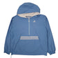 Mens Blue Adidas Pullover Vintage 00s Quarter Zip Coat