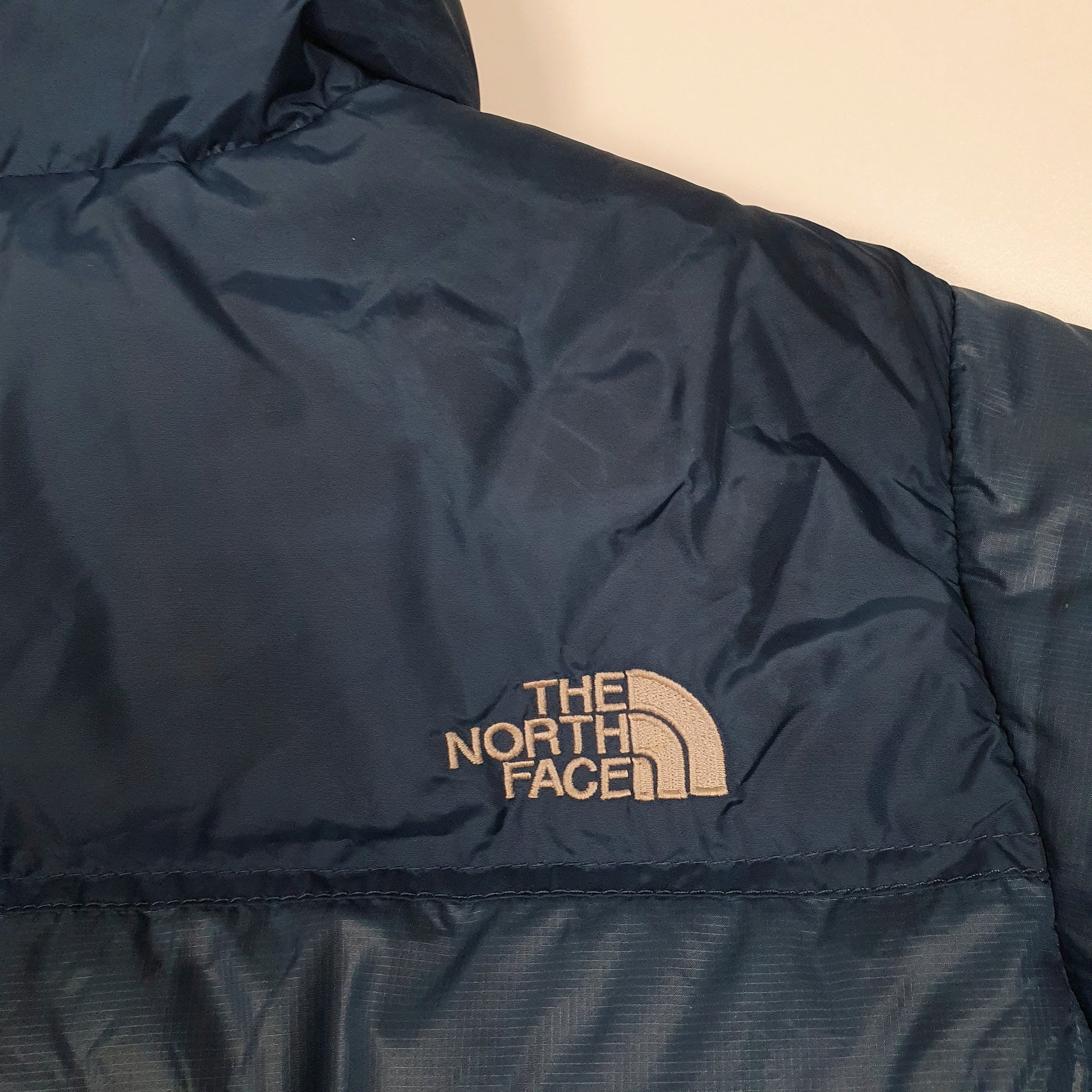 Womens Blue The North Face Nuptse Retro 1996  Coat