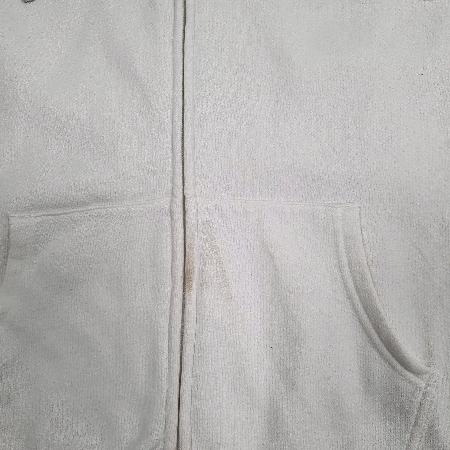 Womens White Tommy Hilfiger Spellout Full Zip Jumper