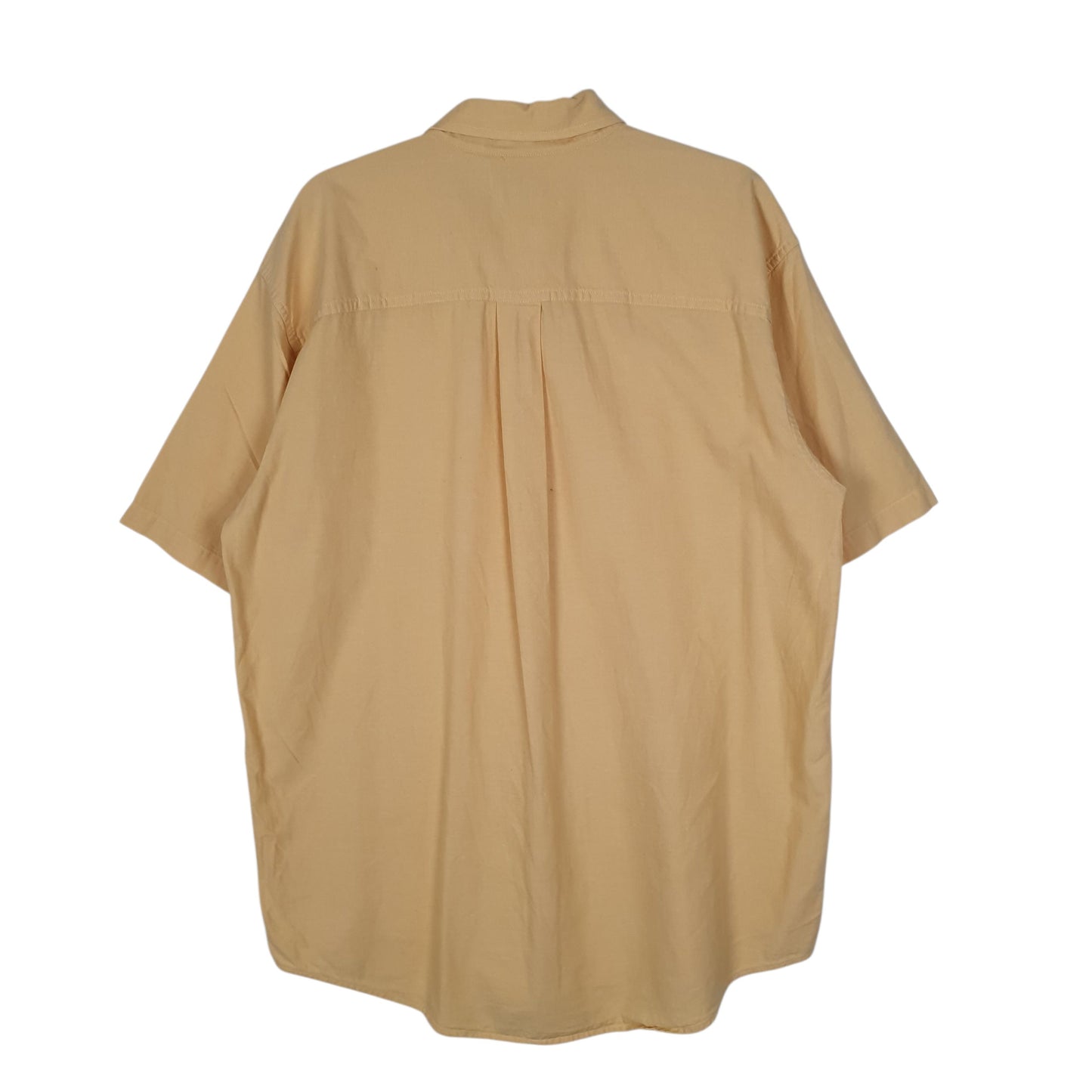 Mens Yellow L.L.Bean Vintage 90s  Shirt