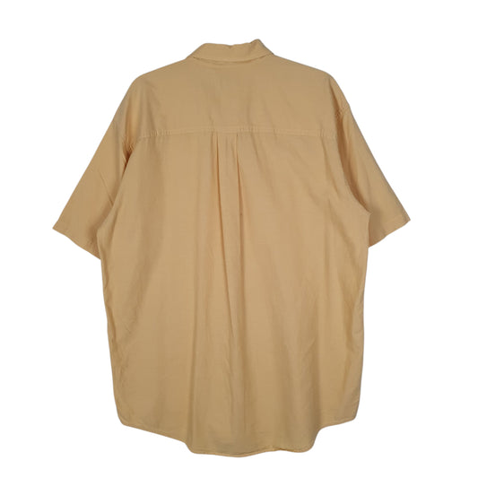 Mens Yellow L.L.Bean Vintage 90s  Shirt