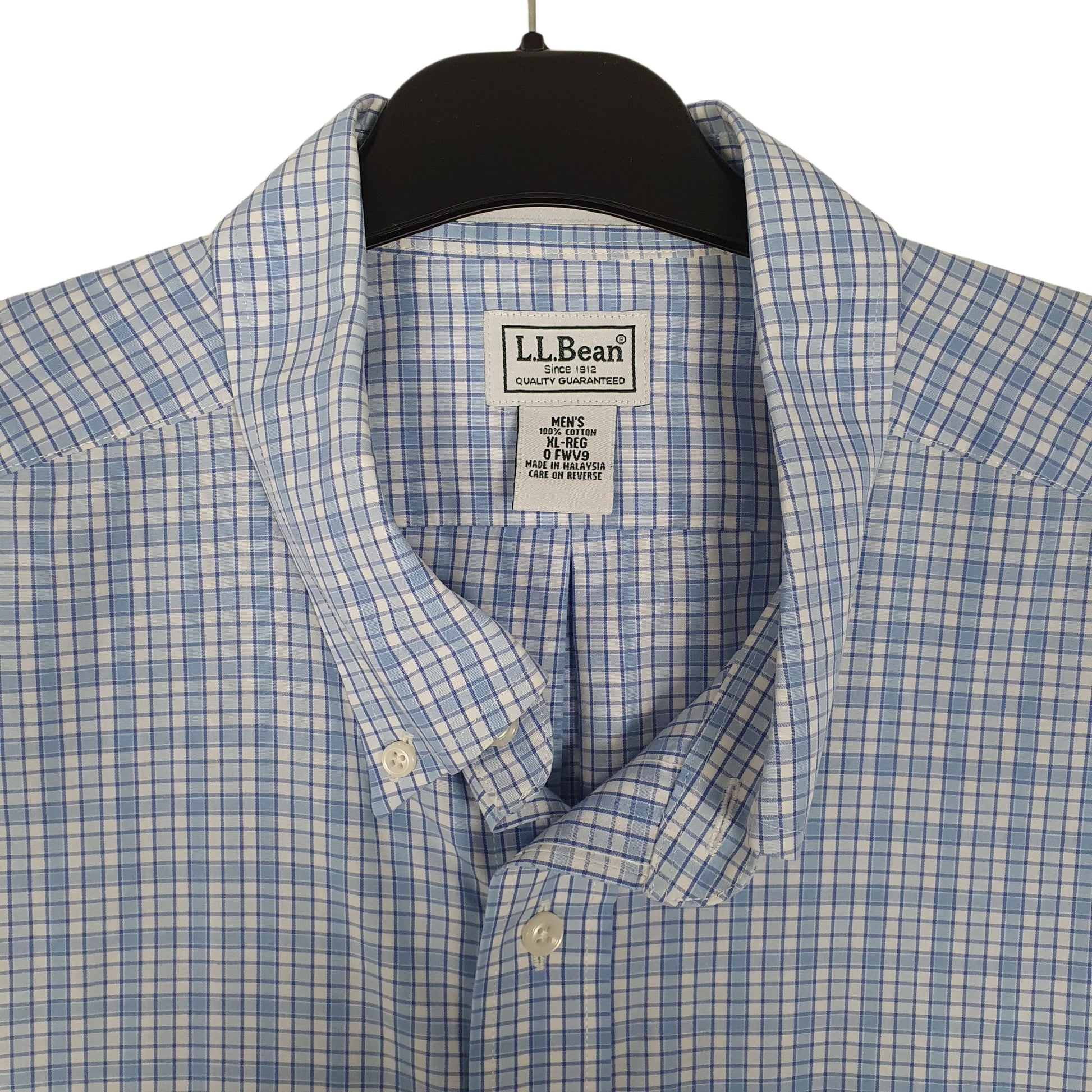Mens Blue L.L.Bean   Shirt