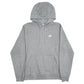 Mens Grey Nike  Hoodie Jumper
