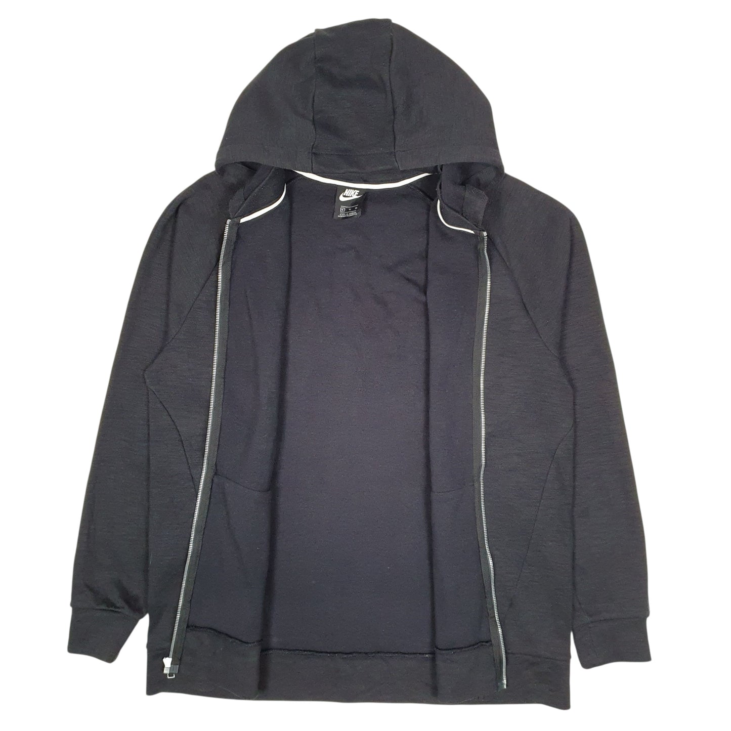 Mens Black Nike Hoodie Full Zip Jumper