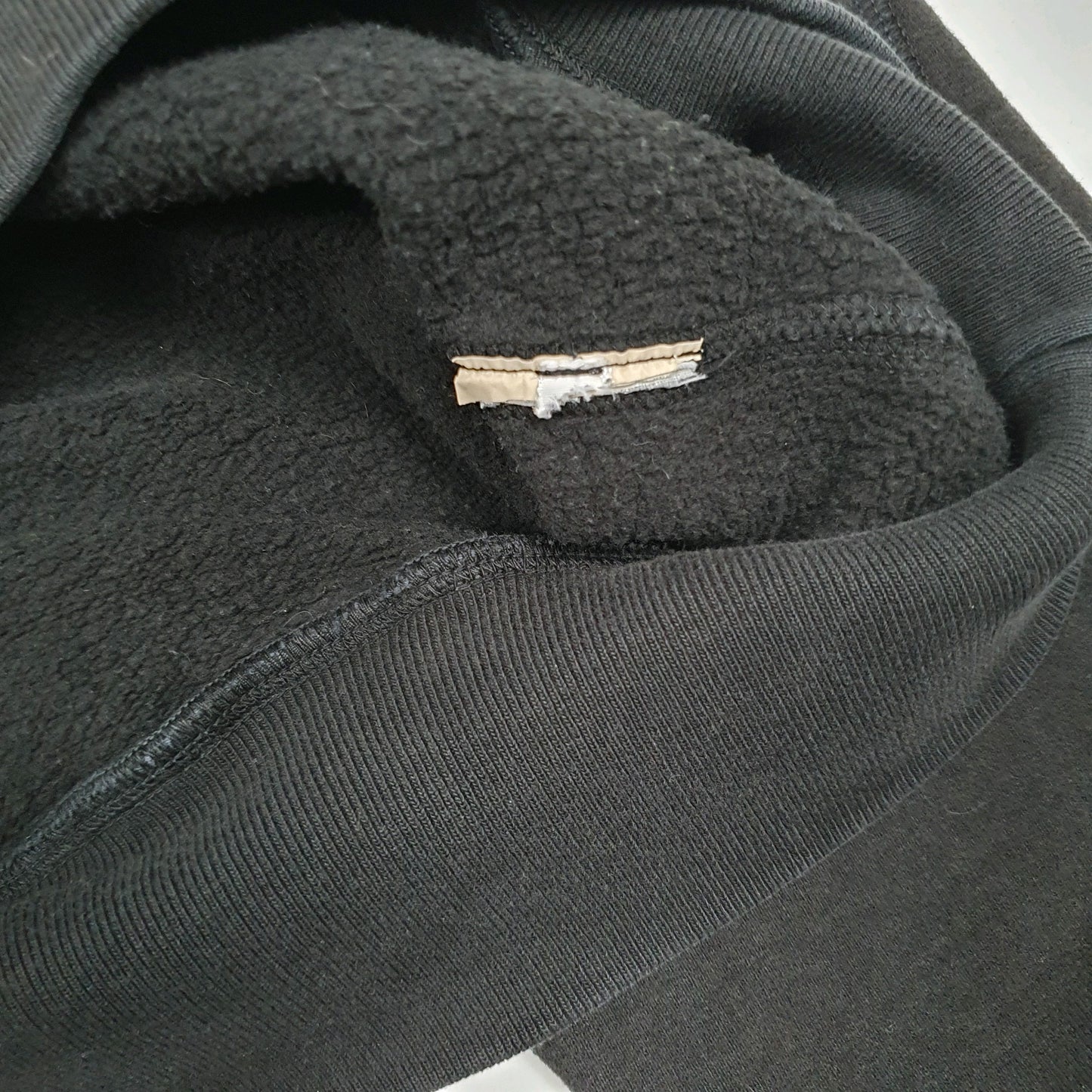 Mens Black Stone Island Vintage 00s Quarter Zip Jumper